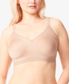 Olga Easy Does It Full Coverage Smoothing Bra Gm3911a In Toasted Almond (nude )