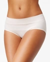 Warner's No Pinches No Problems Striped Hi Cut Brief Underwear Rt5501p In Butterscotch (nude )