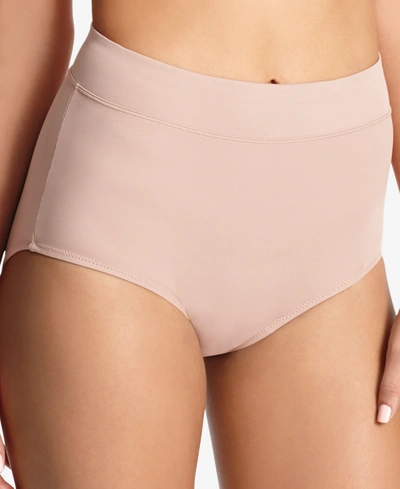 Warner's Warners No Pinching No Problems Tailored Brief 5738 In Toasted Almond (nude )