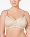 PLAYTEX FULL FIGURE 18 HOUR SLEEK & SMOOTH WIRELESS BRA 4803, ONLINE ONLY