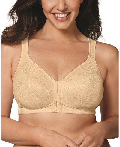 Playtex 18 Hour Posture Boost Front Close Wireless Bra Use525, Online Only In Nude (nude )