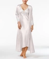 FLORA BY FLORA NIKROOZ STELLA SATIN VENISE TRIM ROBE