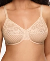 WACOAL VISUAL EFFECTS MINIMIZER BRA 857210, UP TO I CUP