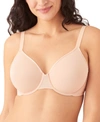 Wacoal Back Appeal Polka-dot Pattern Minimiser-cup Stretch-woven Bra In Rosedust (nude )