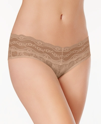 B.tempt'd By Wacoal Women's Lace Kiss Hipster Underwear 978282 In Au Natural (nude )