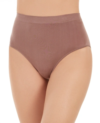 Wacoal Women's B-smooth Brief Seamless Underwear 838175 In Deep Taupe (nude )