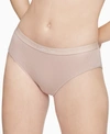 Calvin Klein Women's Pure Ribbed Hipster Underwear Qf6444 In Cedar