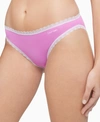 Calvin Klein Women's Flirty Bikini Underwear Qd3840 In Lilac Rain