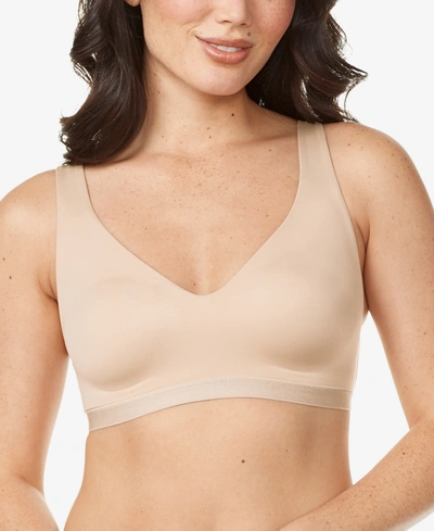 Warner's Warners Cloud 9 Super Soft, Smooth Invisible Look Wireless Lightly Lined Comfort Bra Rm1041a In Butterscotch (nude )