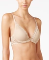 Natori Feathers Plunge Underwire Maternity Nursing Bra In Cafe (nude )