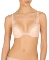 Natori Cherry Blossom Convertible Contour Underwire Bra 721191 In Cameo Rose (nude )
