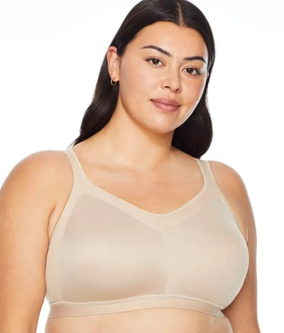 Playtex 18 Hour Cooling Comfort Wire-free Sports Bra In White