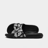 Nike Victori One Slide Print Black/white-black Cn9678-008 Men's In Black/white/black