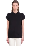 DRKSHDW DRKSHDW SMALL LEVEL T T-SHIRT IN BLACK COTTON,DS02A3208RN09