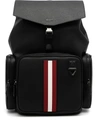 BALLY SIGNATURE STRIPE-DETAIL BACKPACK