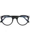 CARTIER ROUND-FRAME CLEAR-LENS GLASSES