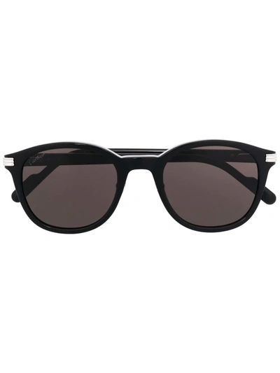 Cartier Round-frame Sunglasses In Black