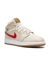 Jordan Air  1 Mid Sneakers In Neutrals