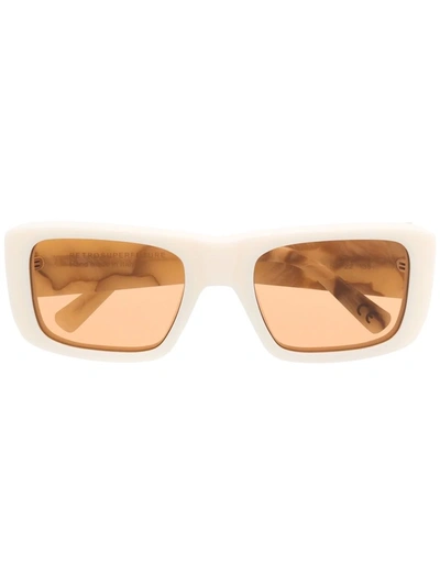 Retrosuperfuture Onoratto Square-frame Sunglasses In White