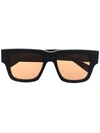 Retrosuperfuture Tinted Square-frame Sunglasses In Black