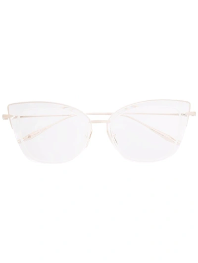 Dita Eyewear Armoly Cat-eye Frame Glasses In Gold