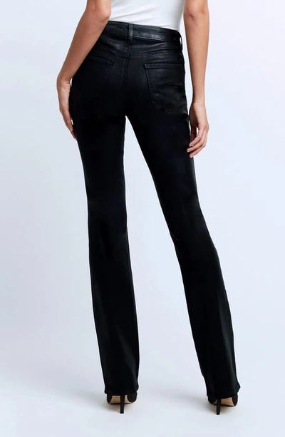 L Agence Selma High Waist Baby Boot Jeans In Noir Coated