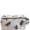 The Flat Lay Co. Open Flat Box Bag - Beige Tigers