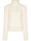 Nanushka Miah Fleece Knitted Jumper In 白色