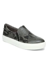 Dr. Scholl's Nova Slip-on Sneaker In Grey/ Black Faux Leather