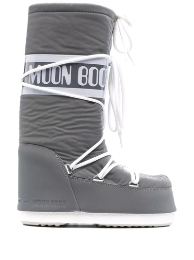 Moon Boot Icon Reflex Snow Boots In Silver