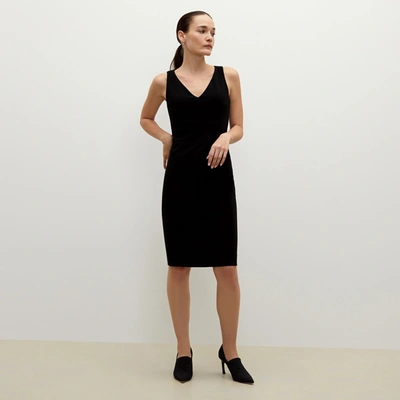 M.m.lafleur The Rachel Dress - Ponte In Black