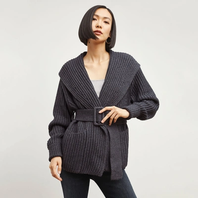 M.m.lafleur The Snyder Jacket - Lush Merino In Charcoal