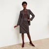 M.m.lafleur The Yiyan Blazer - Wool Twill In Haze