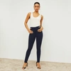 M.m.lafleur The Curie Pant - Powerstretch In Dark Navy