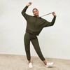M.m.lafleur The Delaney Jogger - Origamitech In Olive