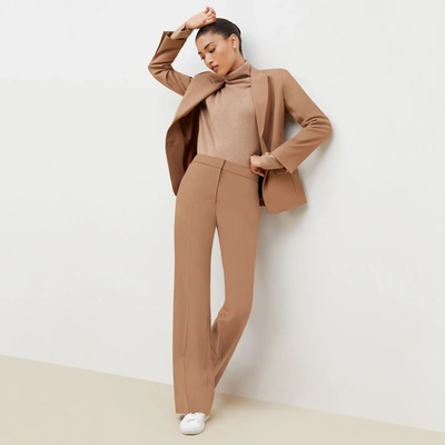 M.m.lafleur The Horton Pant - Washable Wool Twill In Camel