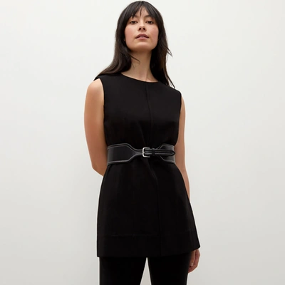 M.m.lafleur The Angelina Top - Powerstretch In Black