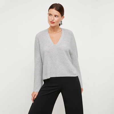 M.m.lafleur The Sophie Sweater - Cashmere In Light Heather Gray