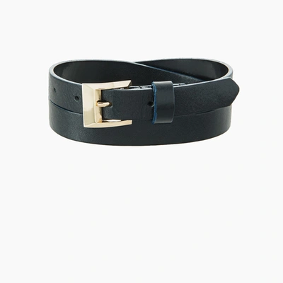 M.m.lafleur The Greenwich Avenue Belt In Black