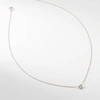 M.m.lafleur The Single Bezel Necklace Gold In Gold-plated Silver