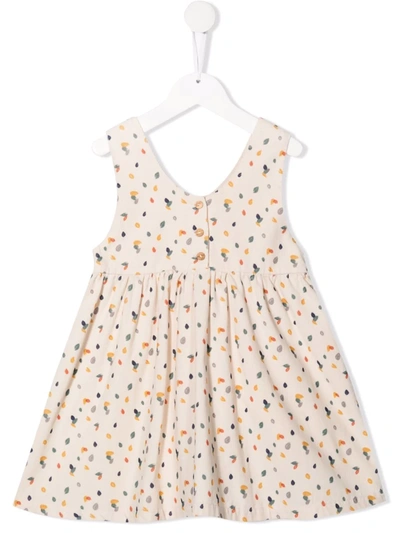 Knot Kids' Lilia Corduroy Smock Dress In Y24-autumn Leafs