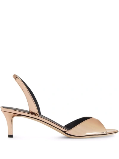 Giuseppe Zanotti Metallic-finish Lilibeth Sandals In Pink