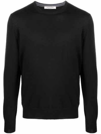 Fileria Crew Neck Jumper In Black