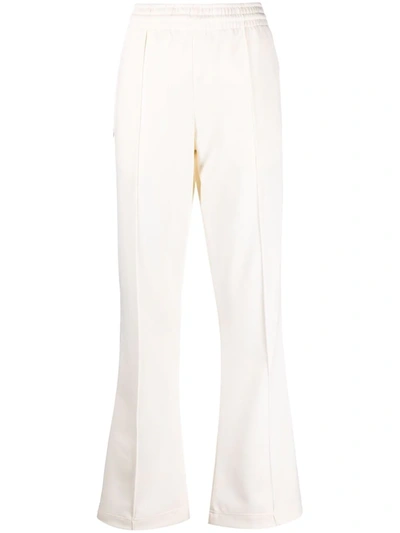 Casablanca Laurel Pattern-trimmed Trousers In White