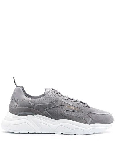 Leandro Lopes Chunky-sole Low Top Trainers In Grey