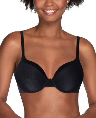 Vanity Fair Illumination Front Close Full Coverage Underwire Bra 75339 In Mid Black