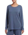 HUE SOLID LONG SLEEVE LOUNGE T-SHIRT