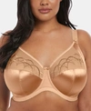 Elomi Cate Full Figure Underwire Lace Cup Bra El4030, Online Only In Hazel