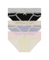 Honeydew Women's Ahna Hipster, Pack Of 3 In Black/cove/zest Ditsy