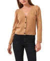 1.STATE PUFF LONG SLEEVE BUTTON FRONT CARDIGAN